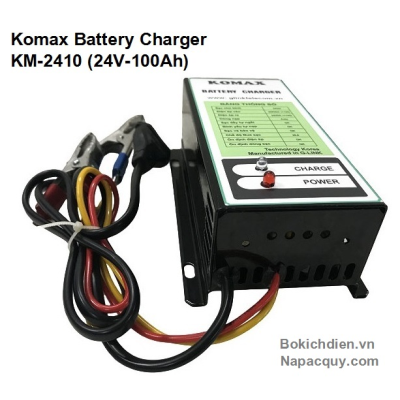Máy nạp ắc quy tự động 3 chế độ KOMAX KM-2410